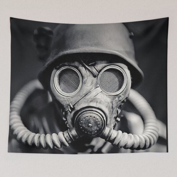 Item preview, World War One Soldier in Gas Mask designed and sold by MorningFive.