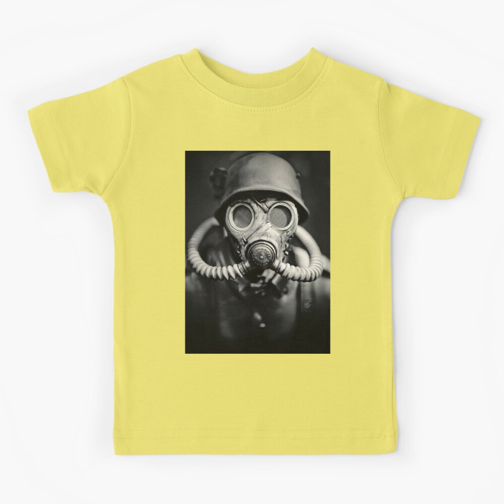 World War One Soldier in Gas Mask