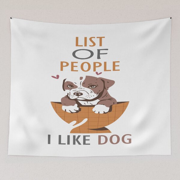Item preview, List of people I like dogs designed and sold by dngr shop.