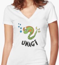 Unagi Women's Fitted V-Neck T-Shirt