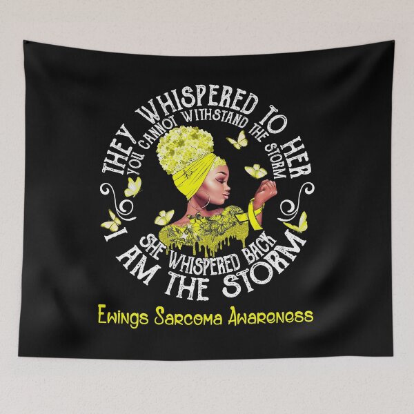 Item preview, Black Girl Fighter Strong I Am The Storm Ewings Sarcoma Awareness designed and sold by Mnrshirley.