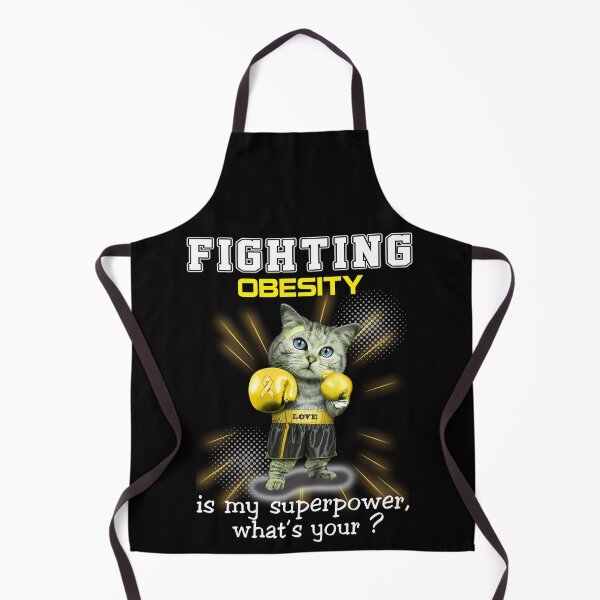 Item preview, Funny Cat Fighting Obesity Is My Superpower What's Your designed and sold by Kohend.