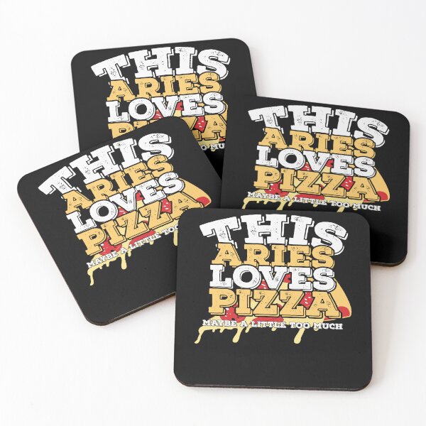 Item preview, Horoscope Zodiac Sign Aries Loves Pizza designed and sold by TheCrazyBear.