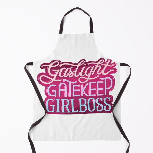 Item preview, Gaslight Gatekeep Girlboss Quote Illustrated Hand Lettering Illustration Tiktok Funny designed and sold by Amber Liu.