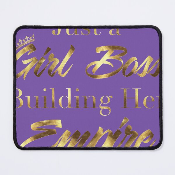 Item preview, Just A Girl Boss Building Her Empire - Purple designed and sold by johnta17.