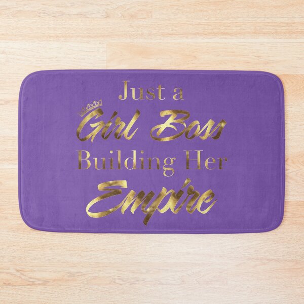 Item preview, Just A Girl Boss Building Her Empire - Purple designed and sold by johnta17.