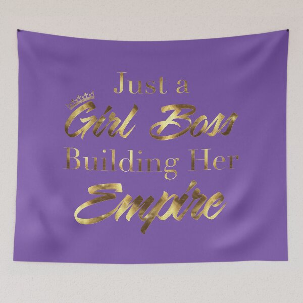 Item preview, Just A Girl Boss construyendo su imperio - Púrpura designed and sold by johnta17.