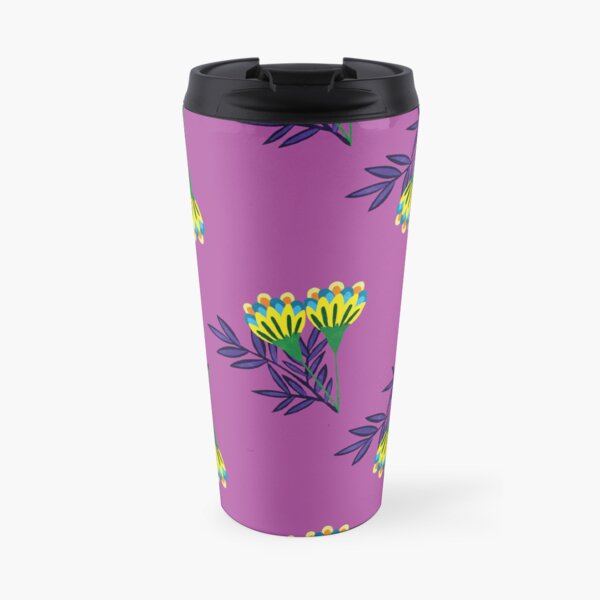 Glinda Flowers Travel Mug