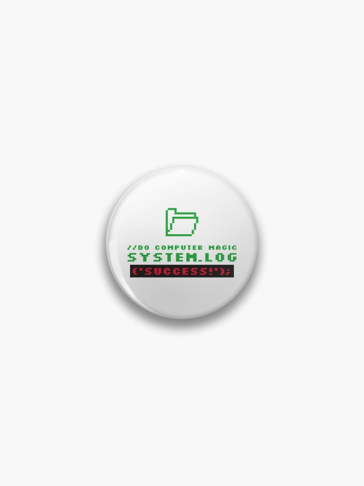 Thumbnail 1 of 3, Pin, Computer Geek Computer Magic designed and sold by ComputerGeeksTs.