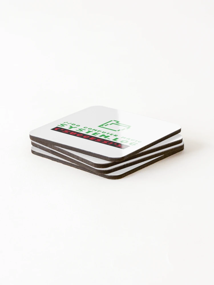 Thumbnail 4 of 5, Coasters (Set of 4), Computer Geek Computer Magic designed and sold by ComputerGeeksTs.