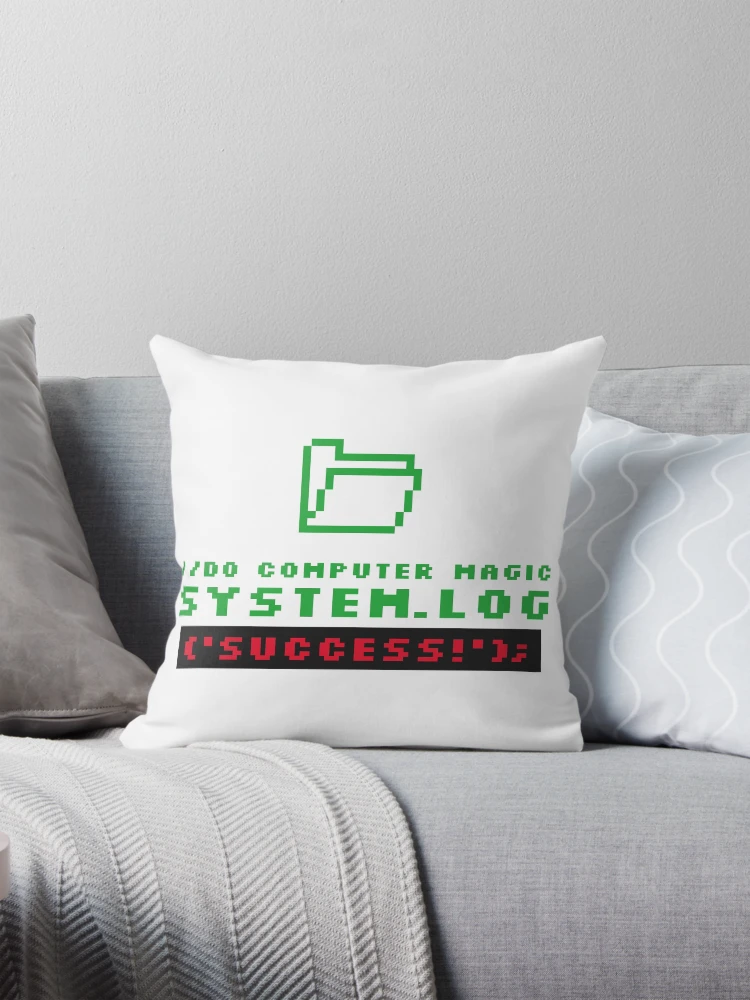 Thumbnail 1 of 4, Pillow, Computer Geek Computer Magic designed and sold by ComputerGeeksTs.