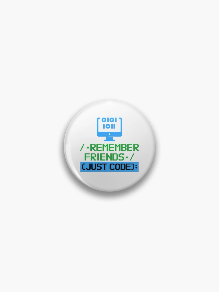 Thumbnail 1 of 3, Pin, Computer Geek Just Code designed and sold by ComputerGeeksTs.