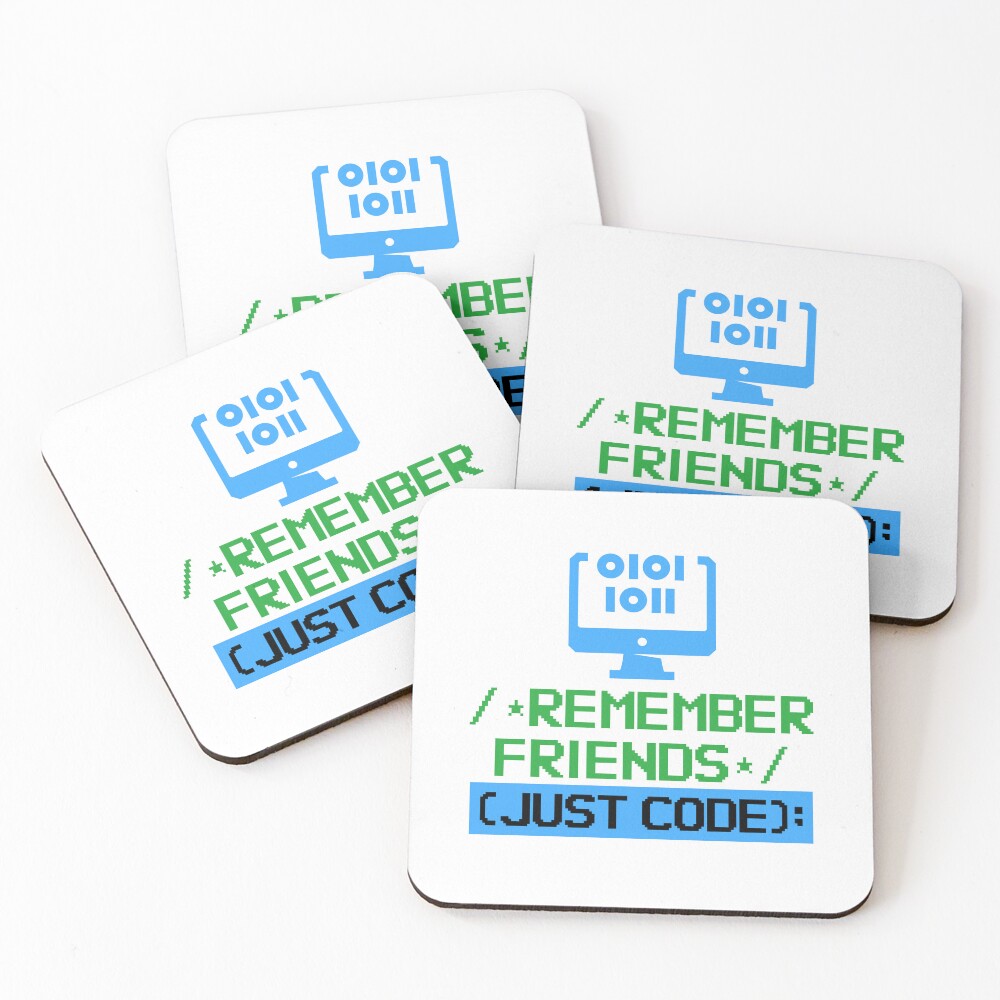 Item preview, Coasters (Set of 4) designed and sold by ComputerGeeksTs.