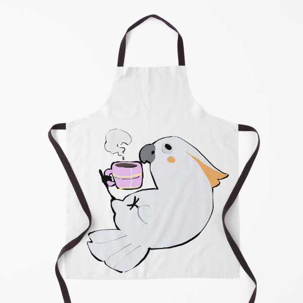 Item preview, Citron-Crested Cockatoo Drinking Coffee designed and sold by Alice Cheng.