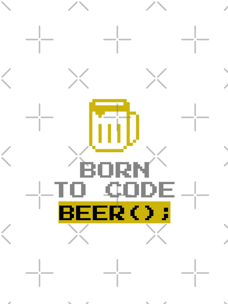 Thumbnail 4 of 4, iPhone Case, Computer Geek Born To Code Beer designed and sold by ComputerGeeksTs.