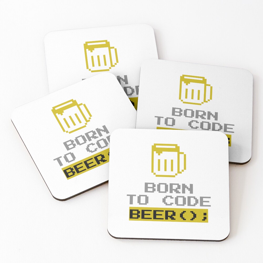 Item preview, Coasters (Set of 4) designed and sold by ComputerGeeksTs.