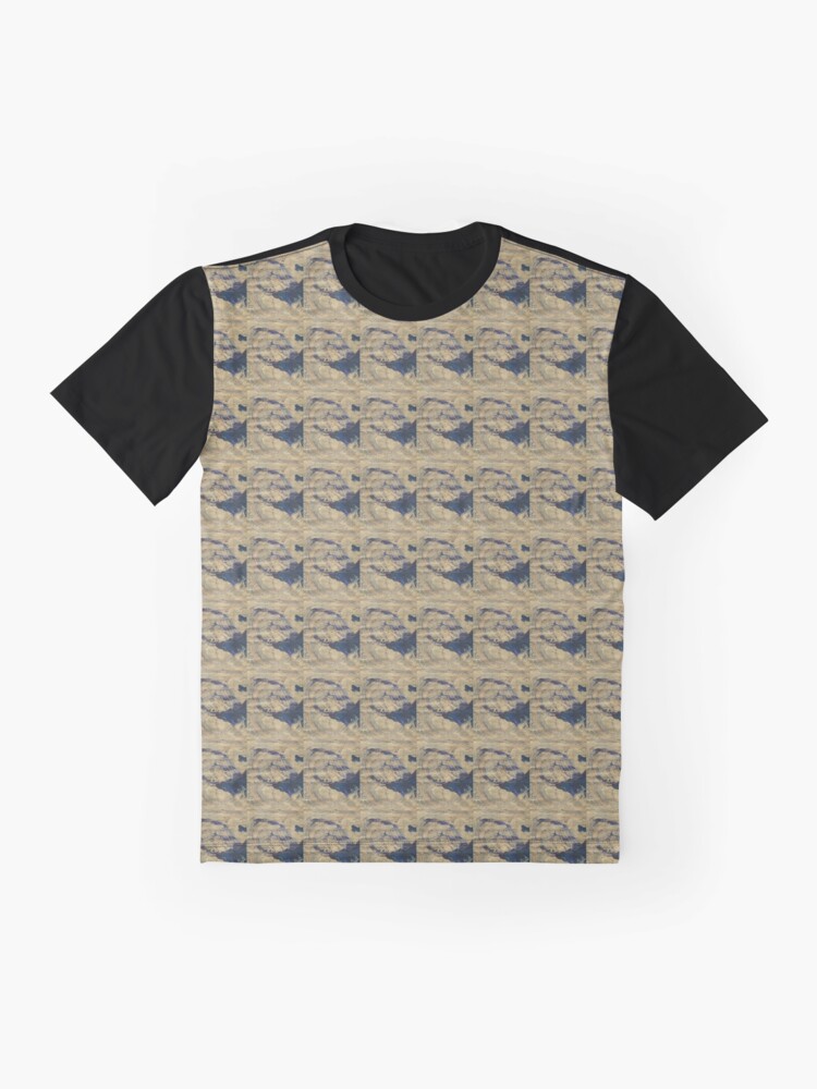 Alternate view of Blue Swirl   Graphic T-Shirt
