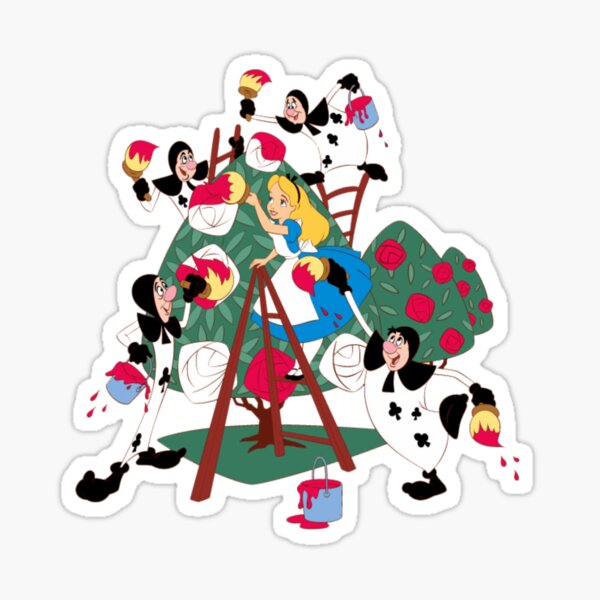 Alice in Wonderland Bread-and-Butterfly Sticker  Alice in wonderland  cartoon, Alice in wonderland drawings, Alice in wonderland characters