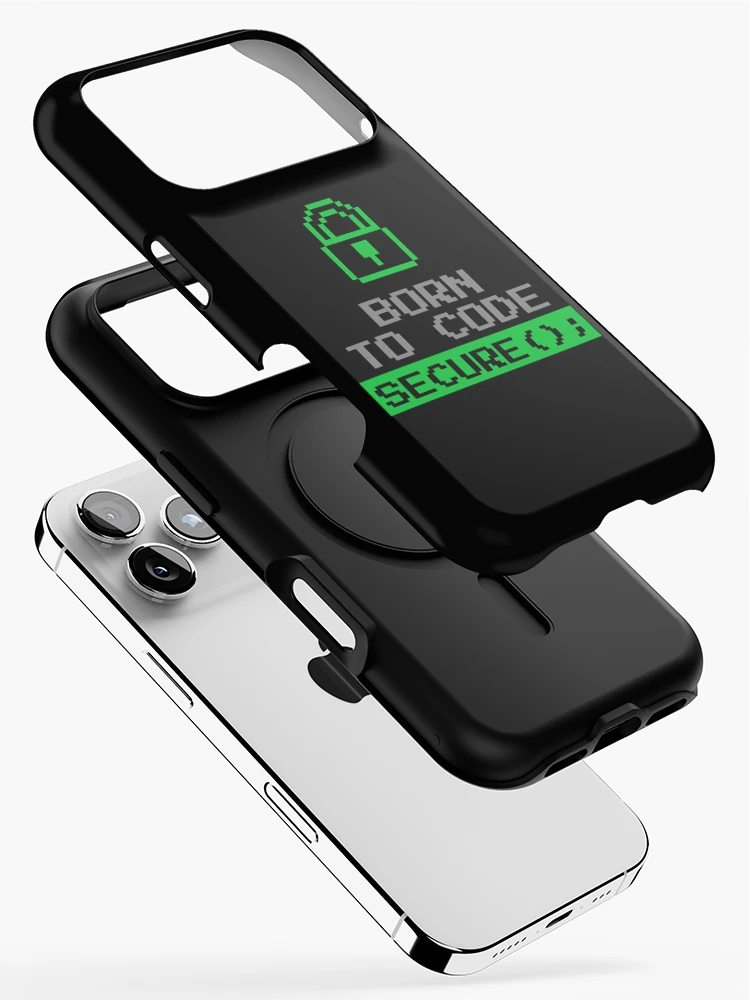 Thumbnail 2 of 4, iPhone Case, Computer Geek Born To Code Secure designed and sold by ComputerGeeksTs.