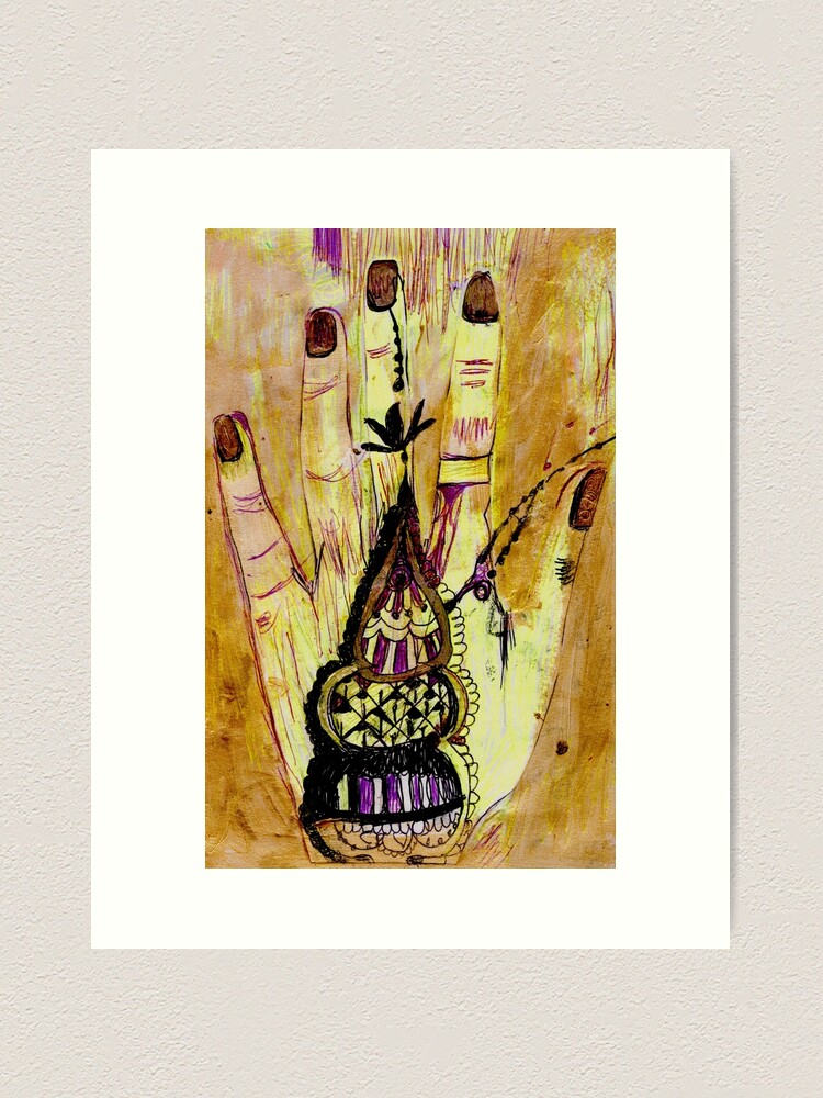 Alternate view of Yellow Imprint Art Print