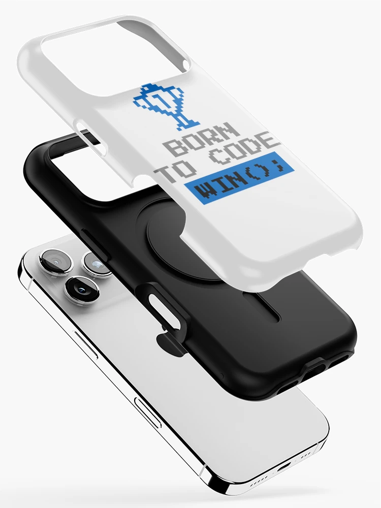 Thumbnail 2 of 4, iPhone Case, Computer Geek Born To Code Win designed and sold by ComputerGeeksTs.