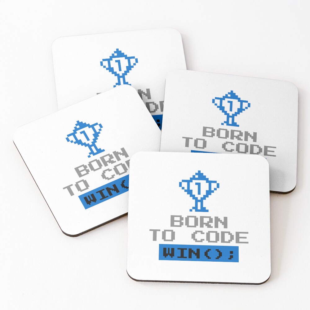 Item preview, Coasters (Set of 4) designed and sold by ComputerGeeksTs.