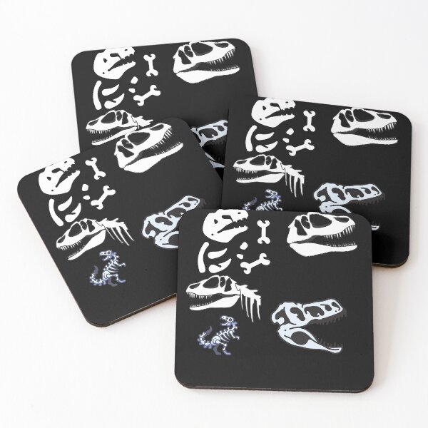 Item preview, Dinosaur Fossils In Black designed and sold by arteesy.