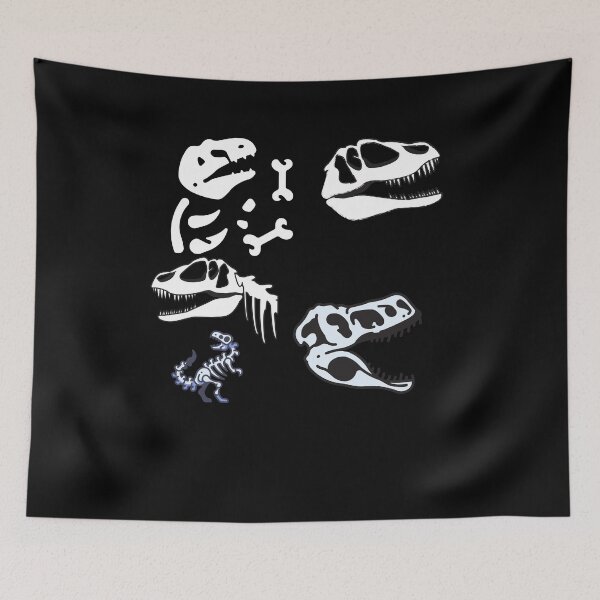 Item preview, Dinosaur Fossils In Black designed and sold by arteesy.
