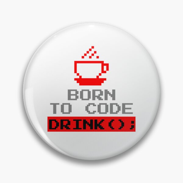 Item preview, Computer Geek Born To Code Drink designed and sold by ComputerGeeksTs.