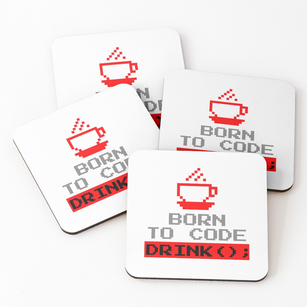 Item preview, Coasters (Set of 4) designed and sold by ComputerGeeksTs.
