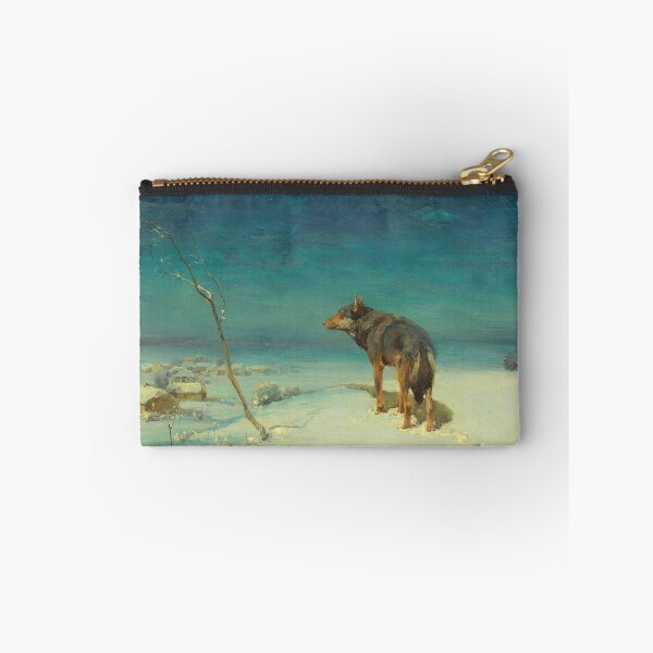 Item preview, The Lone Wolf | Alfred von Wierusz-Kowalski | Wilderness Print designed and sold by CJET.