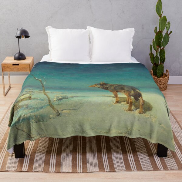 Item preview, The Lone Wolf | Alfred von Wierusz-Kowalski | Wilderness Print designed and sold by CJET.