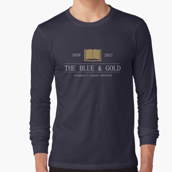 The Blue & Gold Riverdale Newspaper Long Sleeve T-Shirt