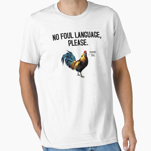 Aperçu de l'œuvre Pas de langage grossier chez les oiseaux créée et vendue par TheShirtYurt.