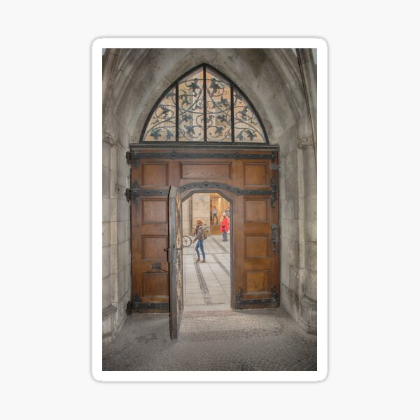A Doorway in München Sticker