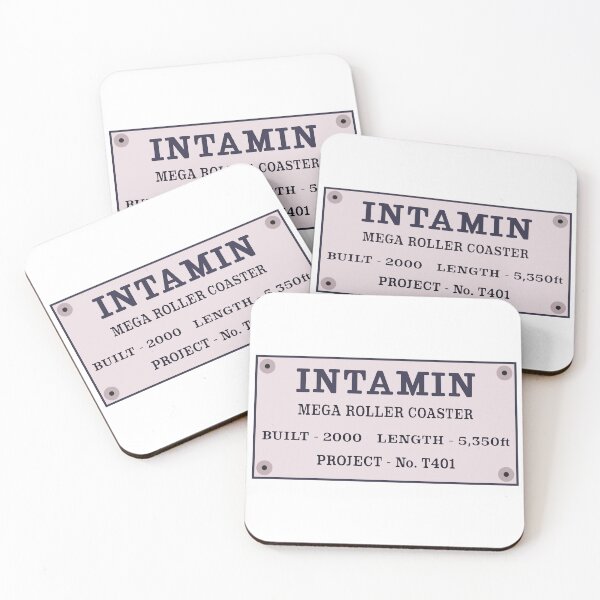 Item preview, Manufactured by Intamin Sign designed and sold by CoasterMerch.