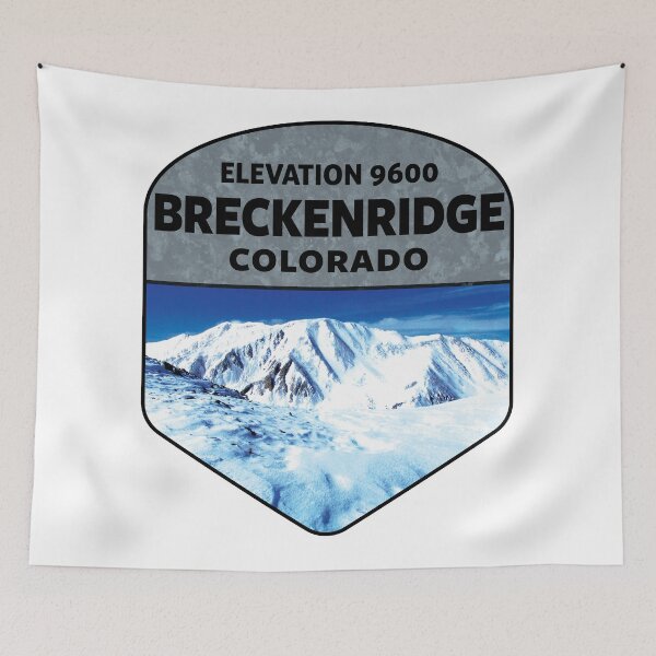 Item preview, BRECKENRIDGE COLORADO MOUNTAINS SKIING SNOWBOARDER SKI SKIIER designed and sold by DESTINATIONS DECAL.