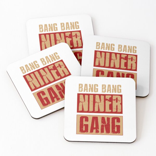 Aperçu de l'œuvre Bang Bang Niner Gang Football Cool T-shirt à manches longues créée et vendue par ArchieMills2.