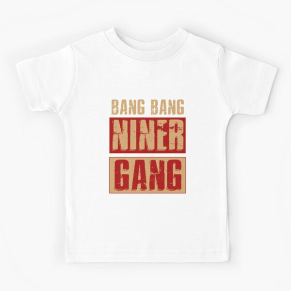 Millionaire Mentality Bang Bang Niner Gang Red T-Shirt