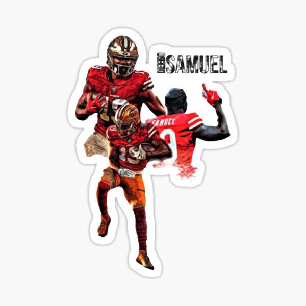 Deebo Samuel San Francisco 49ers 27 x 39 Framed Art Jersey Print