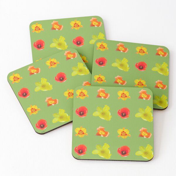 Item preview, Tulips on greenery designed and sold by AHELENE.
