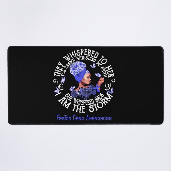 Item preview, Black Girl Fighter Strong I Am The Storm Foster Care Awareness designed and sold by Mnrshirley.