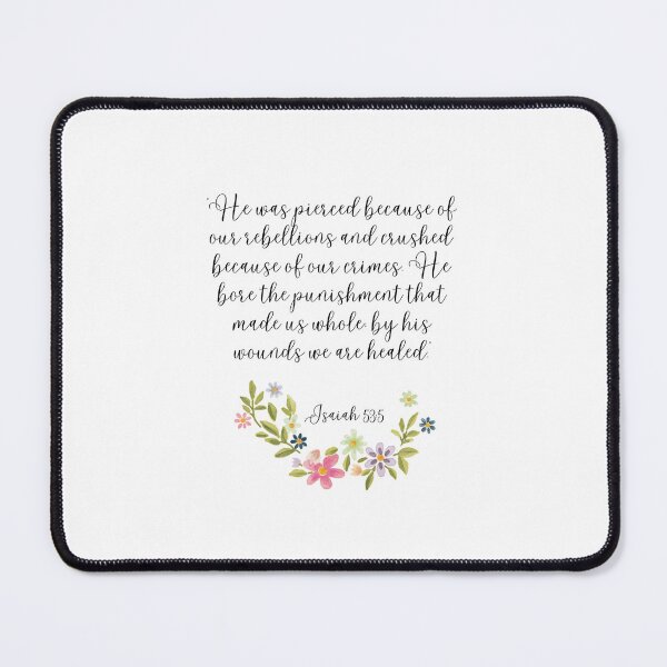 Item preview, Calligraphy Isaiah 53:5 designed and sold by sweatshop22.