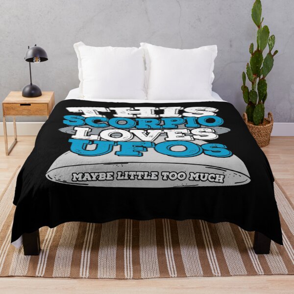 Item preview, Horoscope Zodiac Sign Scorpio Loves UFOs designed and sold by TheCrazyBear.