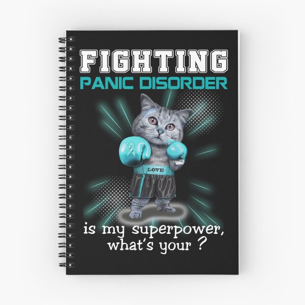 Item preview, Funny Cat Fighting Panic Disorder Is My Superpower What's Your designed and sold by Kohend.