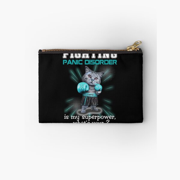 Item preview, Funny Cat Fighting Panic Disorder Is My Superpower What's Your designed and sold by Kohend.