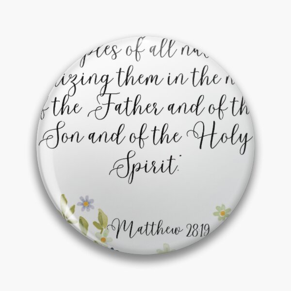 Item preview, Calligraphy Matthew 28:19 designed and sold by sweatshop22.