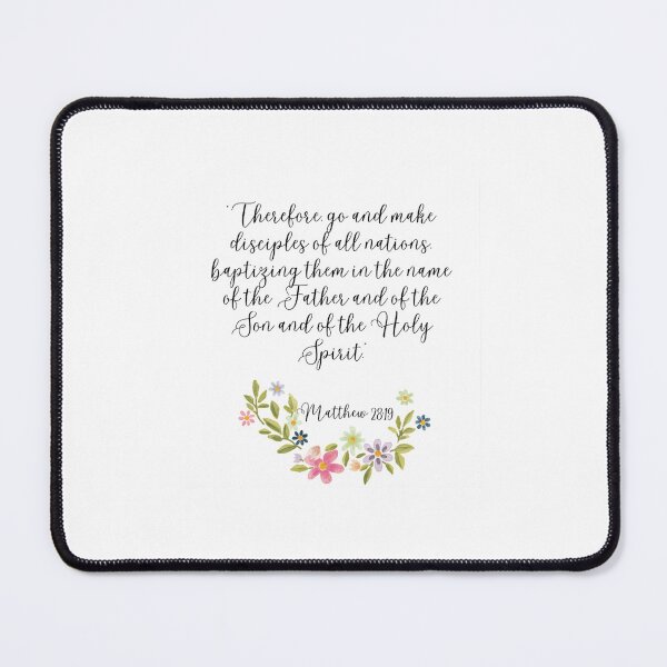 Item preview, Calligraphy Matthew 28:19 designed and sold by sweatshop22.