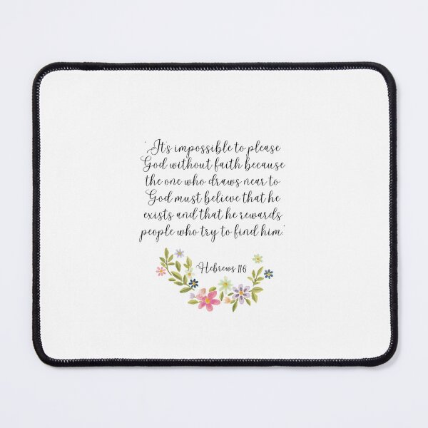 Item preview, Calligraphy Hebrews 11:6 designed and sold by sweatshop22.