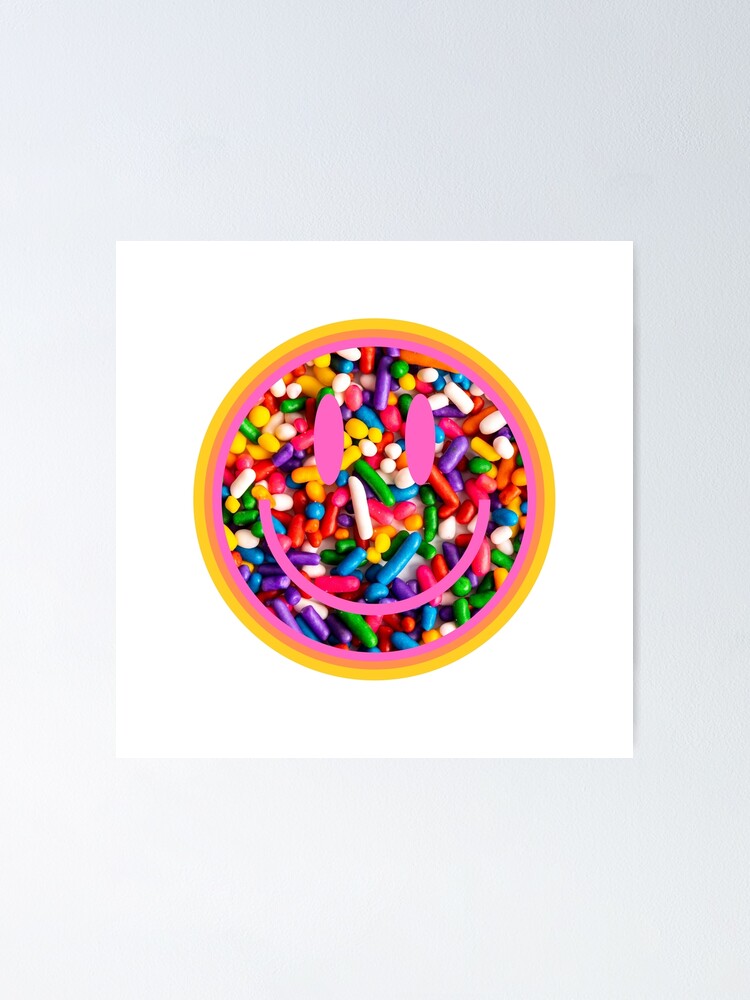 “Sprinkles Smiley Face” Poster for Sale by Designs-By-Isa | Redbubble